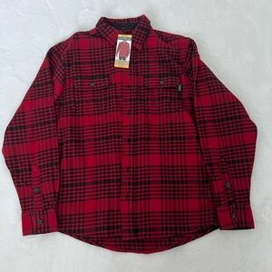 Woolrich Men's Brawny Red Flannel Shirt
